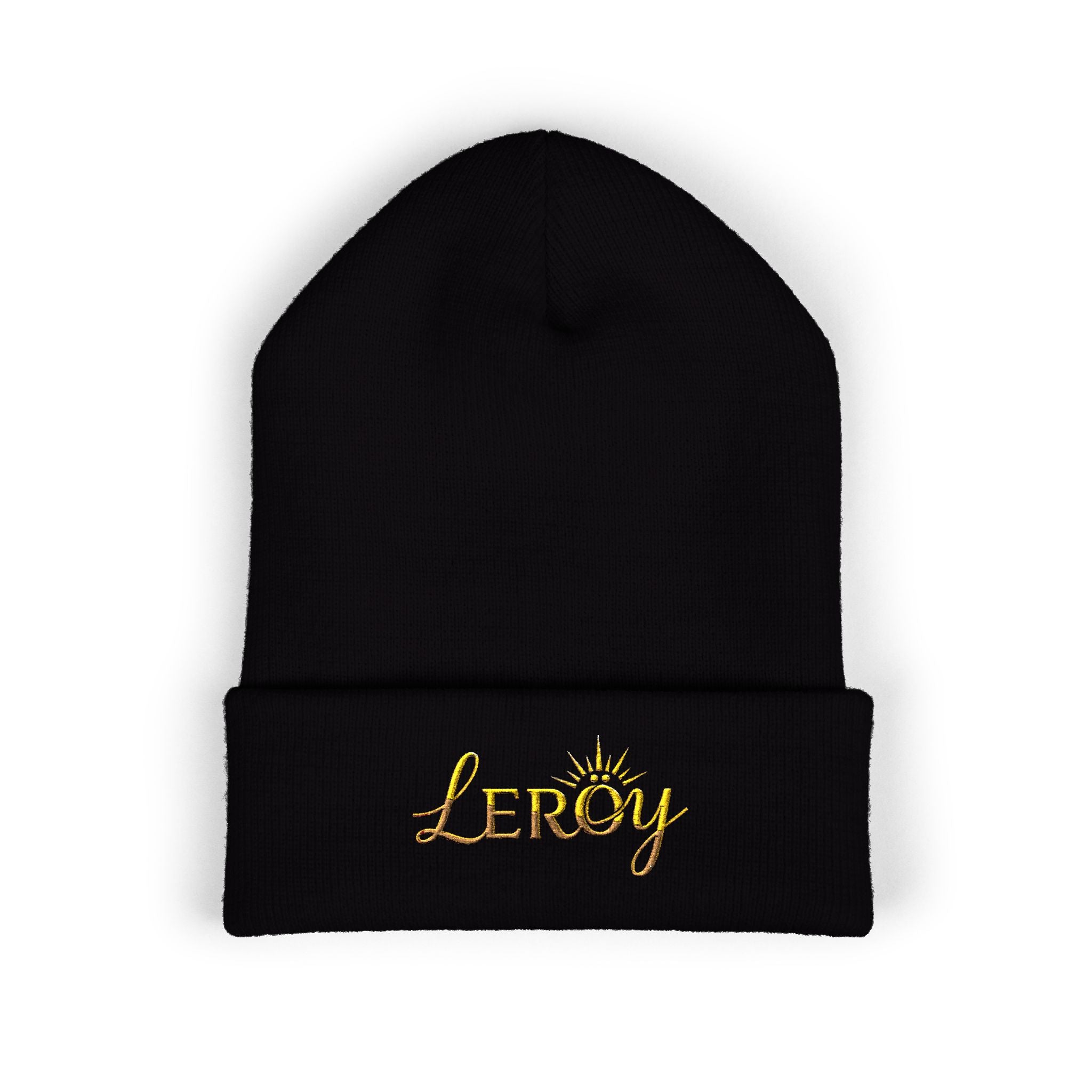 👑 Leroy Classic Embroidered Beanie - The Essence of Luxury