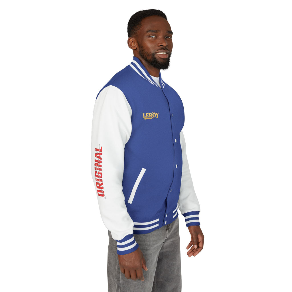 Letterman Jacket — VEXUS Paris Graphic Varsity Jacket with Lip Logo