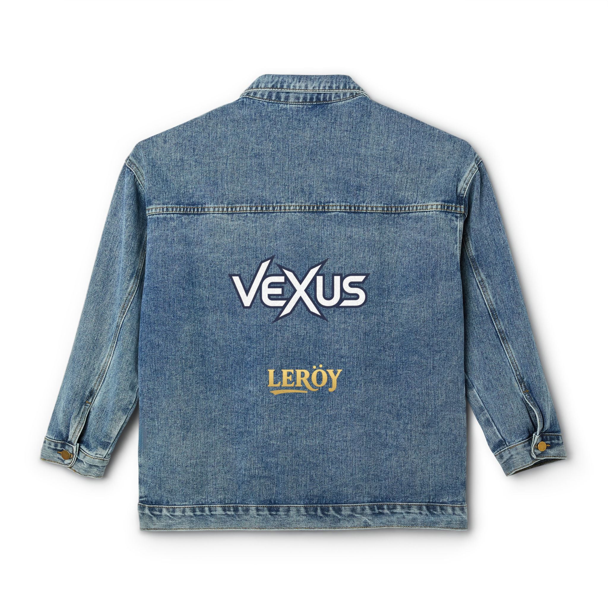 Vexus Embroidered Denim Jacket — Women's Classic Jean Jacket