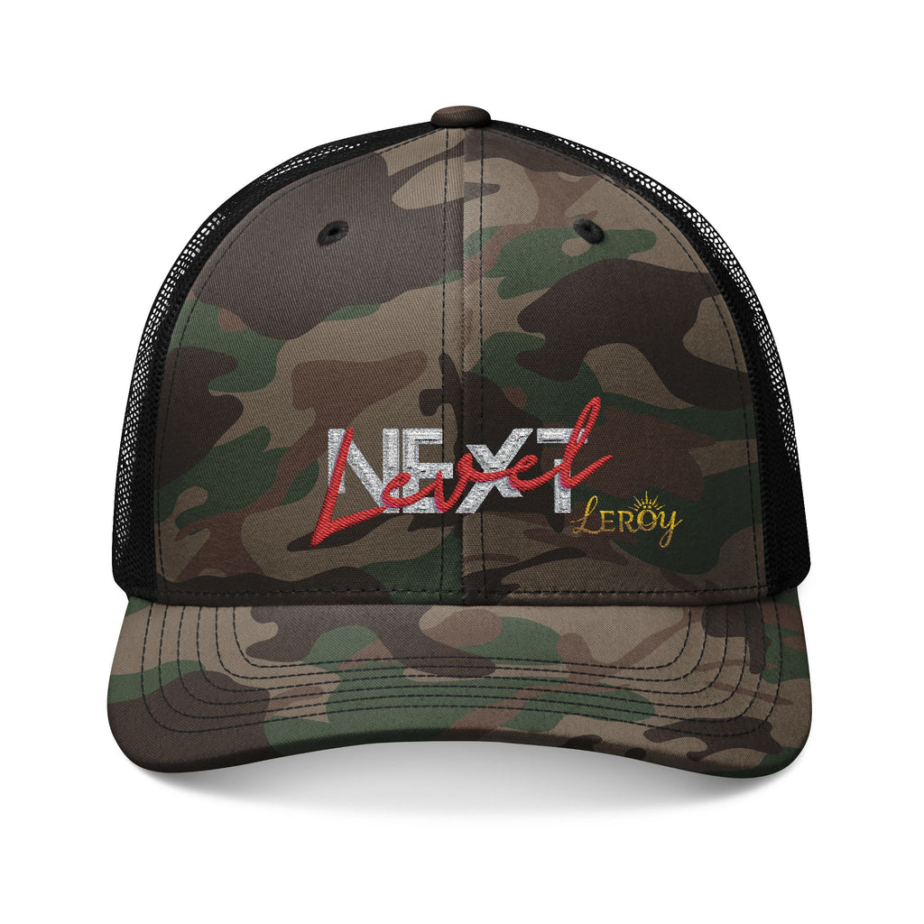 🧢 Leroy Trucker Camo Hat - For Next Level Pioneers