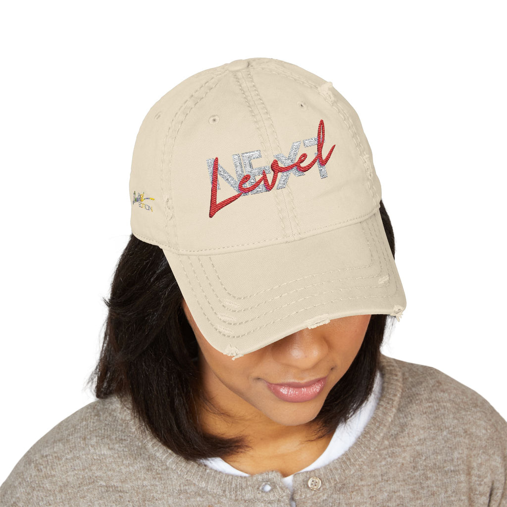 👑 Leroy Distressed Dad Hat - Stile Boss Next Level