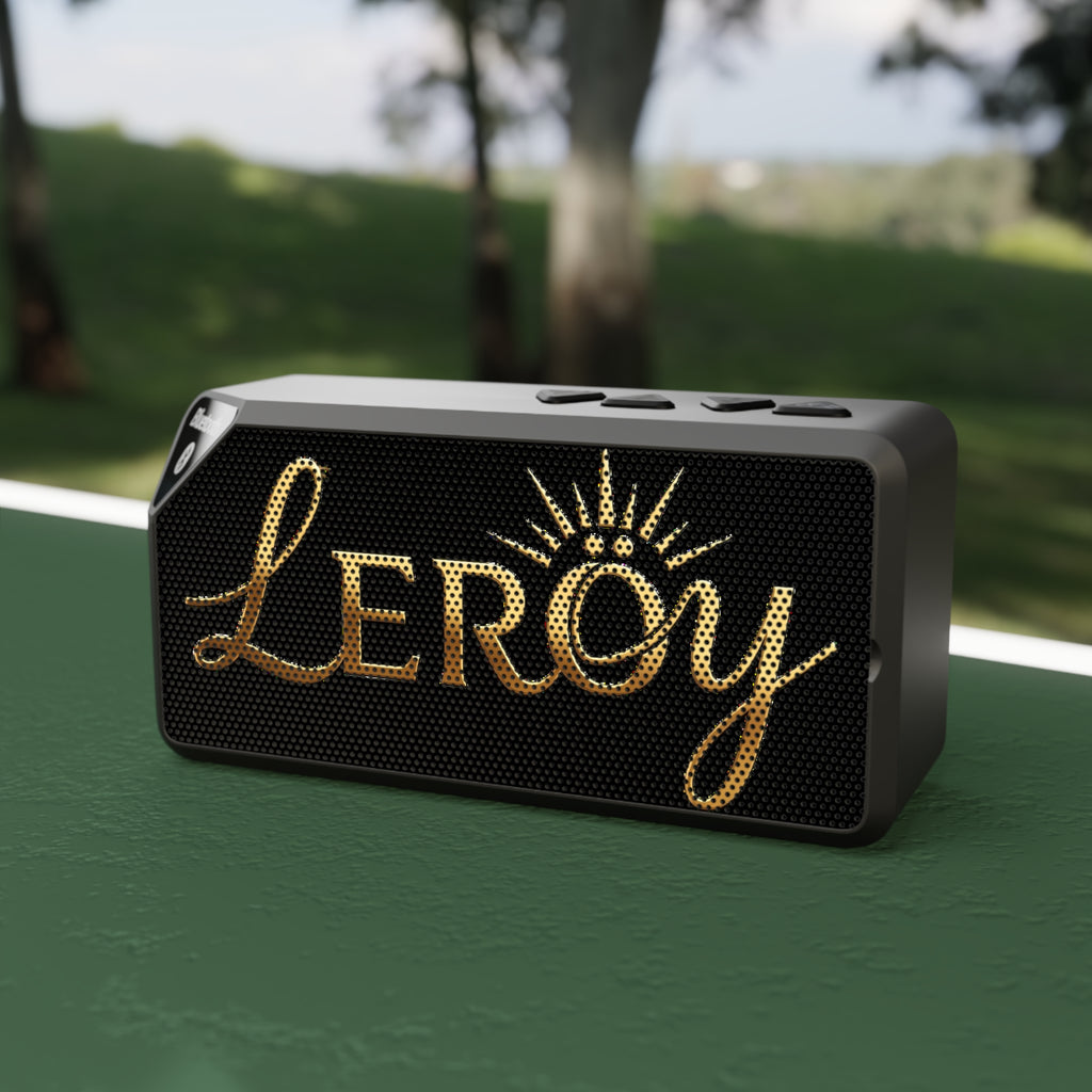 🔊 Cassa Bluetooth LEROY - Black & Gold Edition