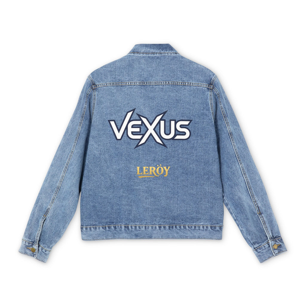 Denim Jacket — Vexus Logo Back with "Leroy" Embroidery
