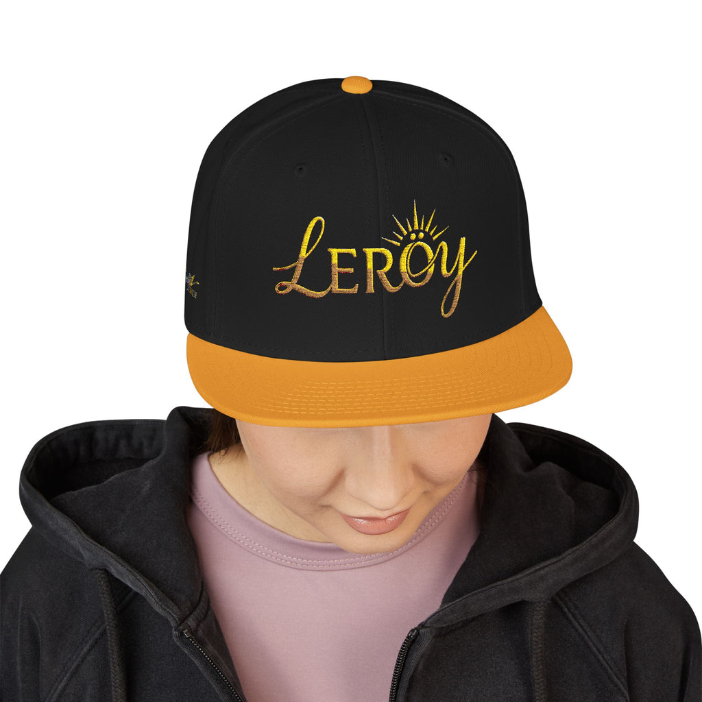 🧢 Leroy Snapback Cap - ‘Euphoria’ Collection