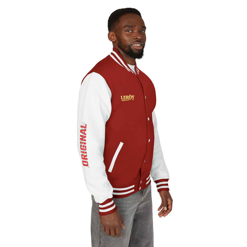 Letterman Jacket — VEXUS Paris Graphic Varsity Jacket with Lip Logo