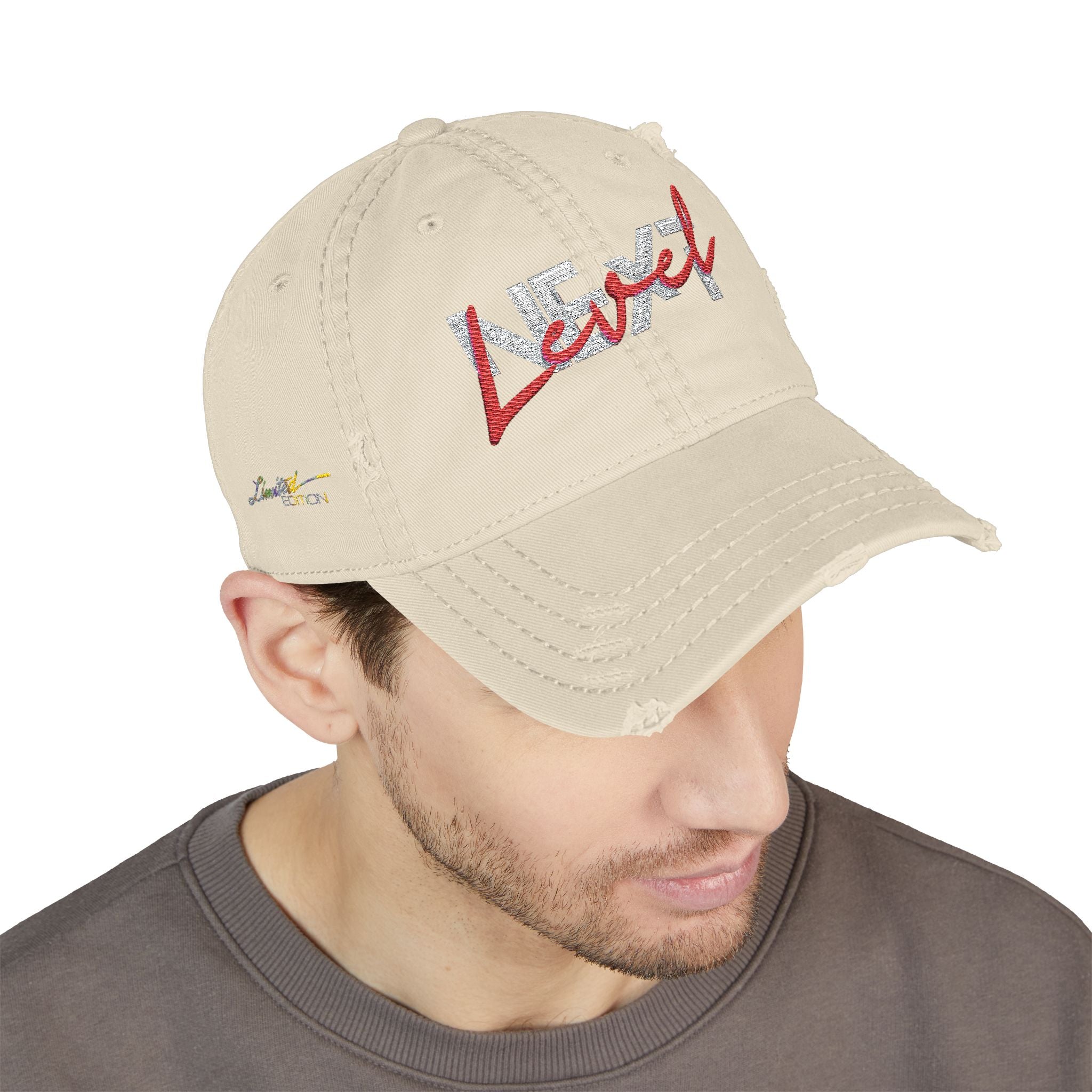 👑 Leroy Distressed Dad Hat - Stile Boss Next Level