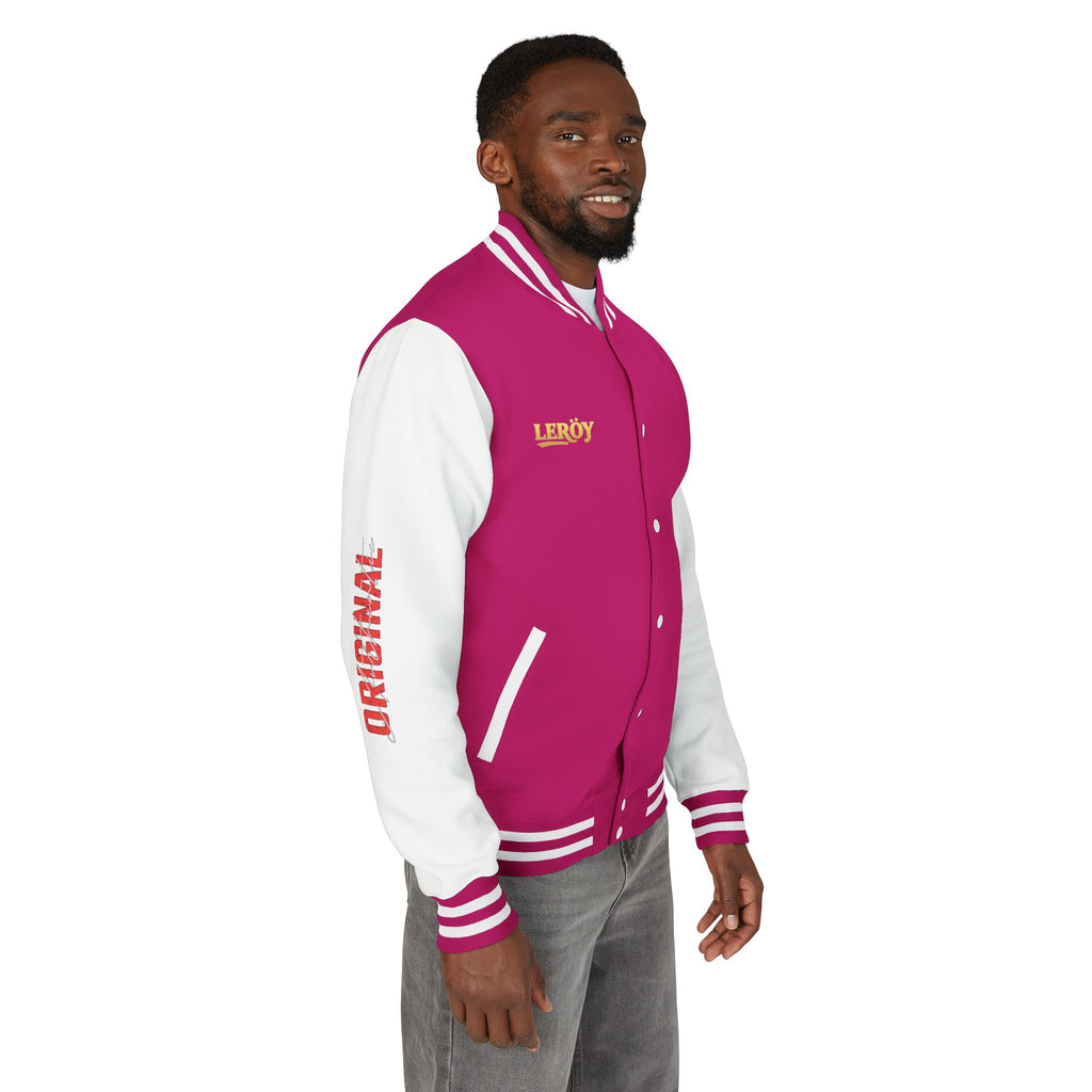 Letterman Jacket — VEXUS Paris Graphic Varsity Jacket with Lip Logo