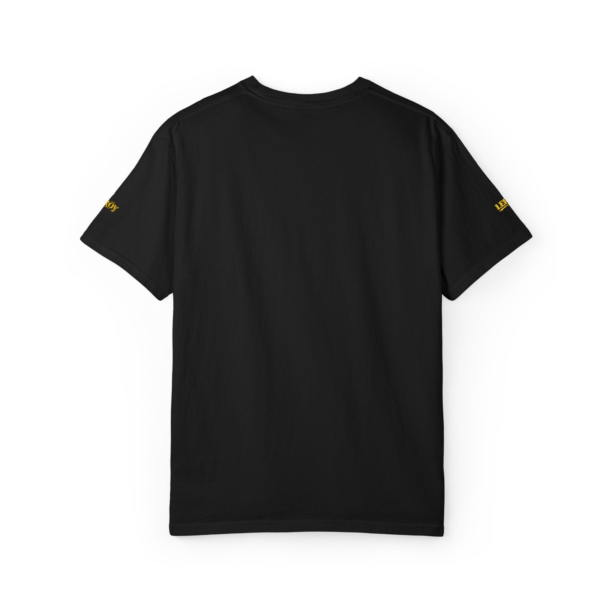 Minimal Floral Logo T-Shirt — Small Center Chest 'Waves' Graphic