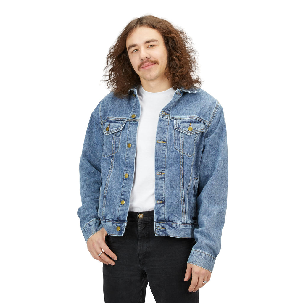 Denim Jacket — Vexus Logo Back with "Leroy" Embroidery