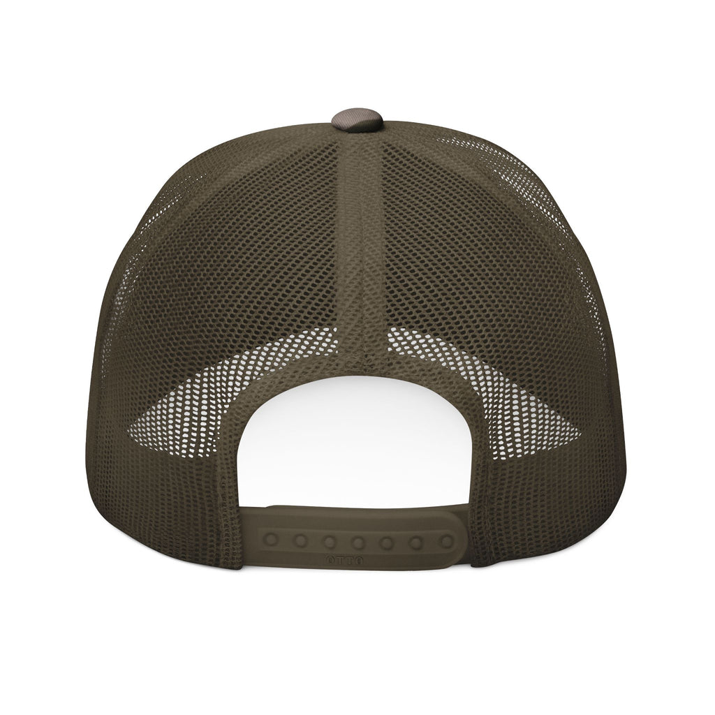 LEROY Camouflage Trucker Hat with Stylish Embroidered Design