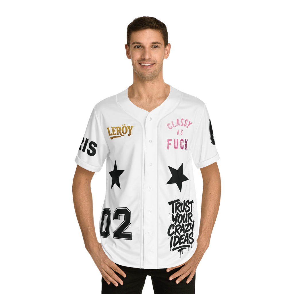 Vexus Limited Edition Baseball Jersey — 'XOXO' Lip & Grenade Graphic