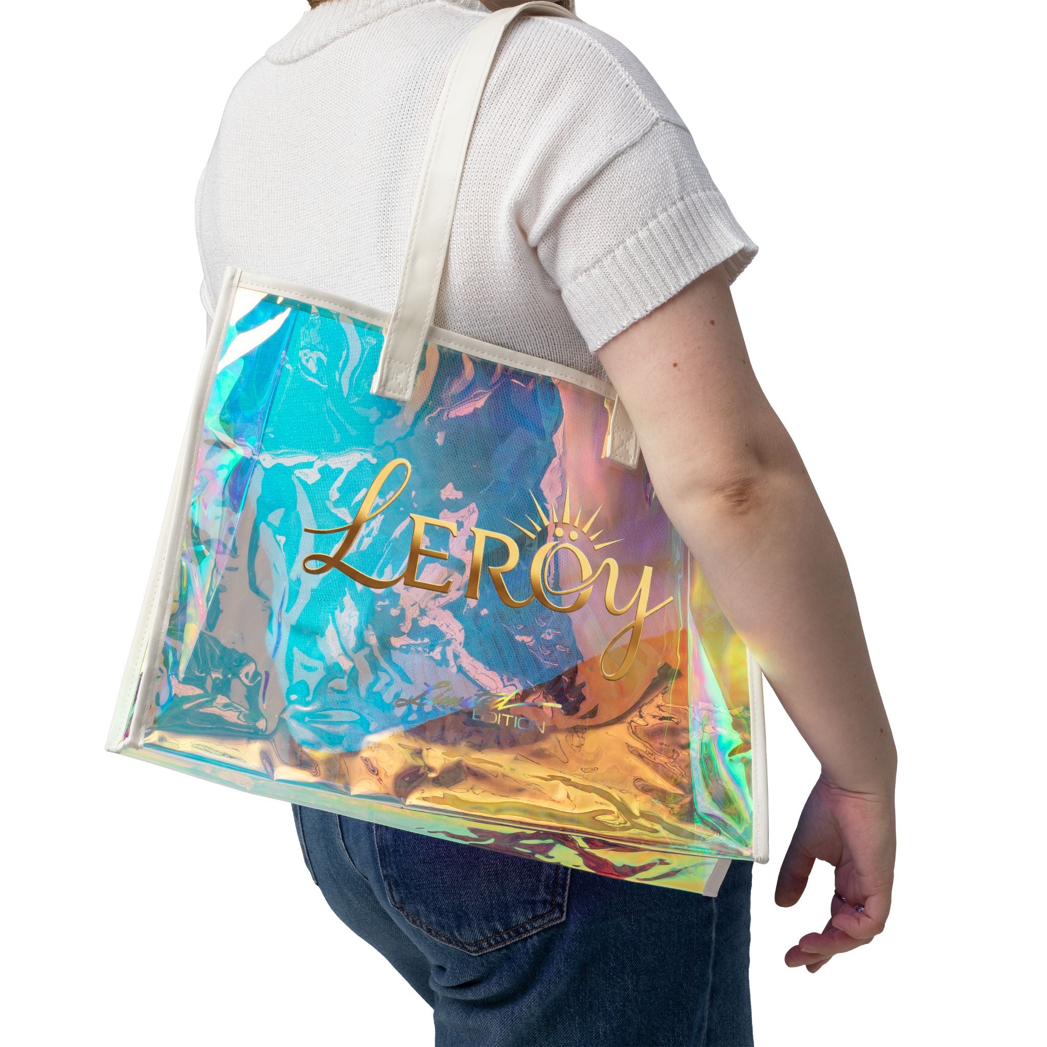 ✨ LEROY Holographic Tote Bag - Summer Vibe