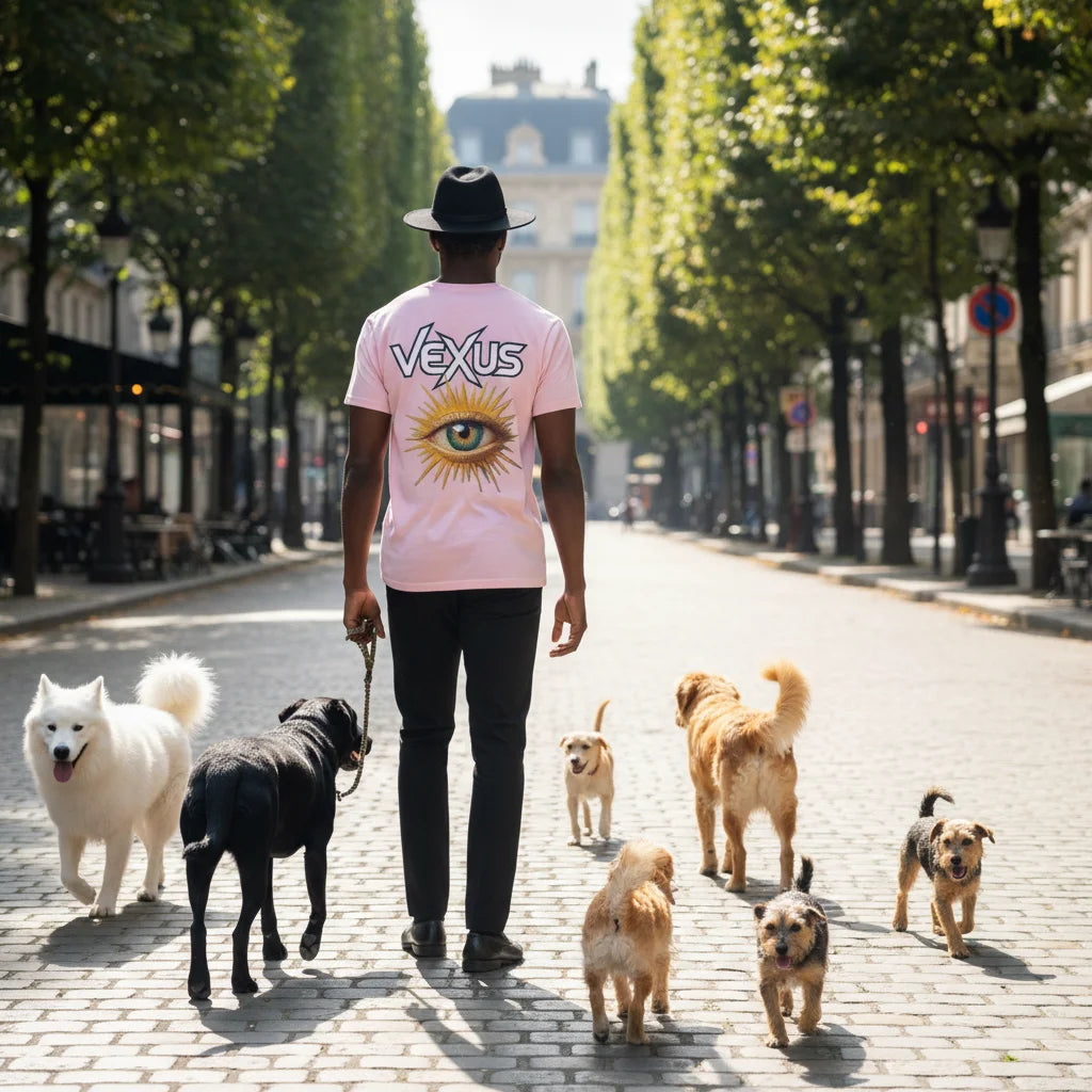 🎨 T-Shirt LERÖY Eye Pop Art  — Retro Psychedelic Graphic Tee with Colorful Eyes